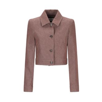 Max Mara Stylish Jacket for Women - female - Max Mara - Light Jackets - Brown - XS - Jackets
