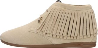 Maruti Eden Veterlaarzen - Dames - Veterlaarzen - Beige - 39 EU - Leer - Schoenen