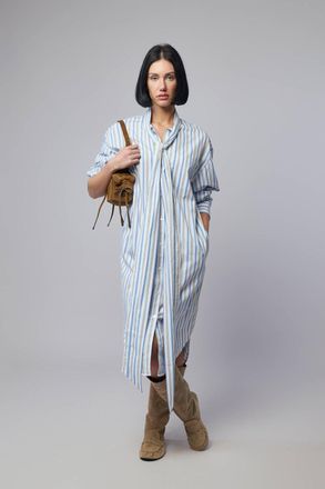 Acne Studios Striped Shirt Dress