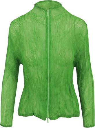 Issey Miyake Mujer, Blusas y Camisas, Verde, Talla: M