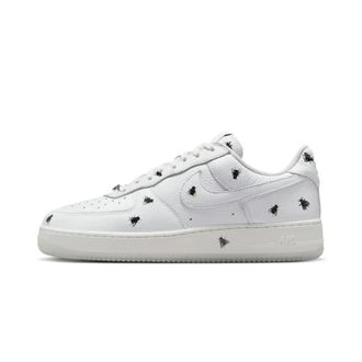 Nike Fitness, Heren, Wit, 42 EU, Leer, Air Force 1 Low Retro Houseflies