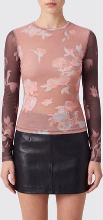 Diesel Top T-Monky-LS a maniche lunghe con stampa floreale