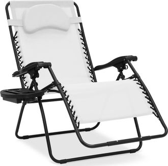 Best Choice Products Oversized Zero Gravity Chair, Folding Outdoor Patio Lounge Recliner w/ Cup Holder