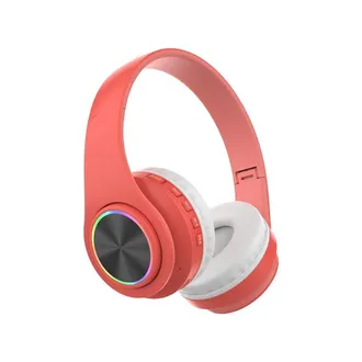 OEM Auriculares Inal&aacute;mbricos Inteligentes Est&eacute;reo Hifi Plegables Para El Hogar Y La Oficina, Color Rojo