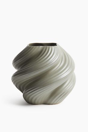 H&M Wirbelförmige Vase - Green