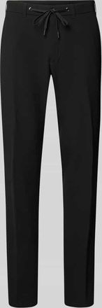 Digel Slim Fit Hose mit Tunnelzug in Black, Gr&ouml;&szlig;e 25