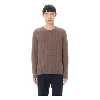 Valentino VLogo Signature Trui - Heren - Truien - Bruin - Maat: S Kasjmier