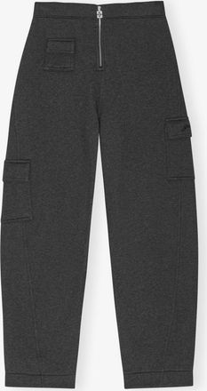 Ganni Mixed Heavy Fleece Trousers - Size XS Cotton