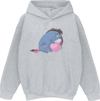 Disney Dames/Dames Winnie De Poeh Eeyore Mond Hoodie (Sportgrijs)