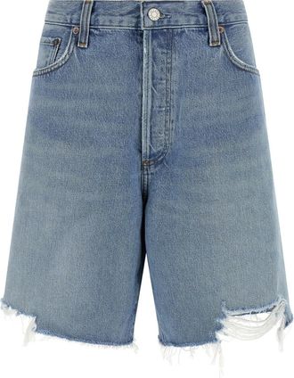 A Gold E Light Blue Indra bermuda shorts