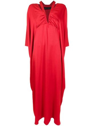 Gloria Coelho x Isabella Fiorentino kaftan-style maxi dress - Red