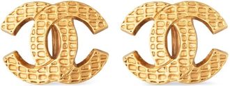 Chanel Orecchini a clip anni 2000 - Oro