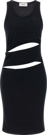 Coperni Black Spiral dress