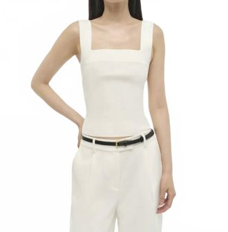 SIMKHAI Madine Tank Top In White
