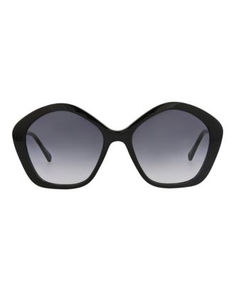 Chlo&eacute; Round-Frame Bio Acetate Sunglasses