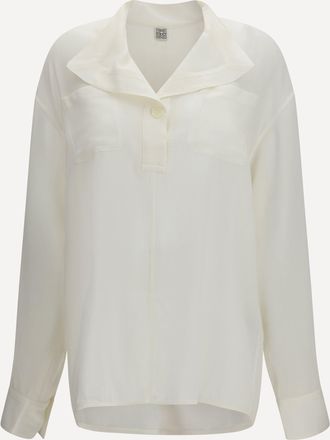 Toteme Camicia con colletto sovrapposto Woman 38