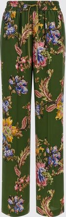 Etro Pants Woman color Green