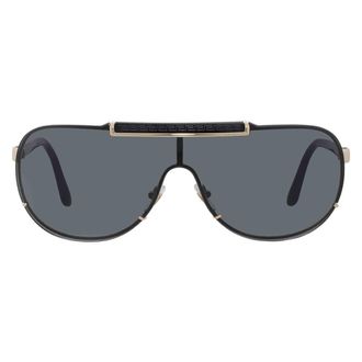 Versace Dark Grey Shield Mens Sunglasses VE2140 100287 140
