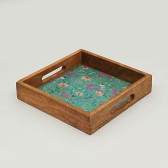 Mela Artisans Aqua Flora Inlay Tray at Nordstrom