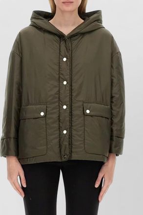 Max Mara cube jacket with hood and pockets