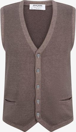 Gran Sasso &Auml;rmellose Feinstrick-Weste