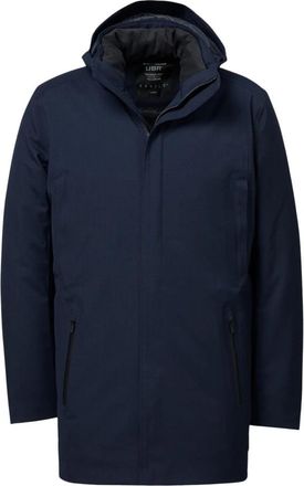 UBR Regulator Parka Savile - Heren - Parka Jassen - Blauw - M - Wol - Jassen