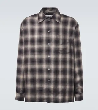 Our Legacy Camisa Every de franela de TENCEL a cuadros