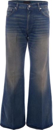 Haikure Flared Jeans - Dames - Flared Jeans - Blauw - W25 - Katoen - Jeans
