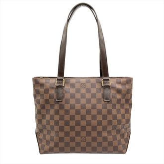Louis Vuitton Brown Damier Canvas Ebene Damier Canvas Tote Bag (Pre-Owned)