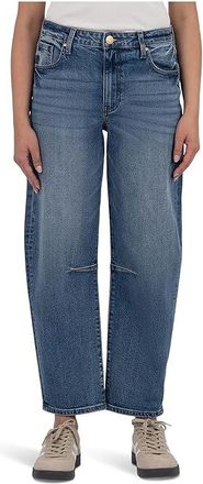 Kut from the Kloth Ashley High Rise Slouchy Barrel Straight Leg Womens Jeans Improving : 14 27, Cotton/Denim/Spandex