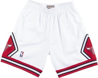 Mitchell & Ness Swingman Shorts 1997-98 Chicago Bulls - Heren - Fitness - Wit - M - Polyester - Fitness