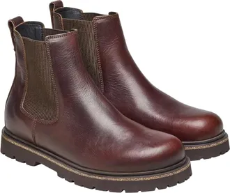 Birkenstock Mens Highwood Slip On Boot In Chocolate