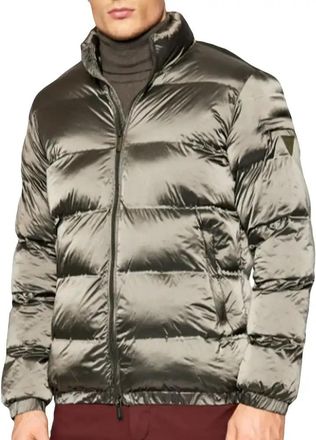 Guess Klassieke Kleur Herenjas - Heren - Winterjassen - Groen - XS - Jassen