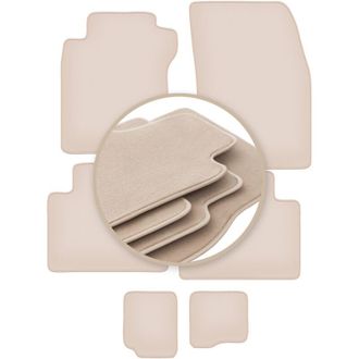 OEM Alfombrillas Beige Premium Para Nissan X-trail Iii T32 Fl 7 Plazas 2017-2021