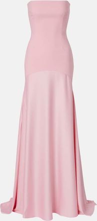 Solace London Abito lungo Alessandra in raso