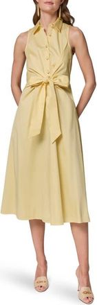 DKNY Sleeveless A-Line Midi Dress in Panna Cott at Nordstrom, Size 14