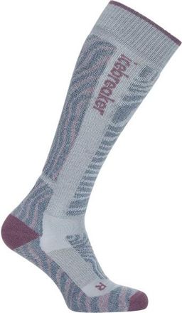 Icebreaker Merino Ski+ Medium OTC Mountain Contour Skisocken f&uuml;r Damen | grau