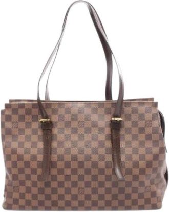 Louis Vuitton Pre-owned Shoulder Bags, female, Brown, Size: ONE SIZE Pre-owned Vintage Canvas Shoulder Bag