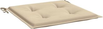 vidaXL Cojines De Silla De Jard&iacute;n 6 Uds Tela Oxford Beige 50x50x4 Cm Vidaxl