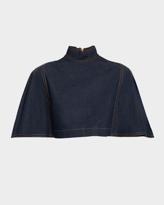 Zimmermann Hypnotic Denim Capelet