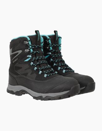 Mountain Warehouse Womens Mountain Warehouse Womens/Ladies Ultra Piste Basher II Waterproof Snow Boots - Black - Size: 7