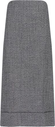 Prada Gonna Midi A Tubino In Moulin&egrave;