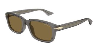 Montblanc MB0436S 003 Mens Sunglasses Grey Size 54