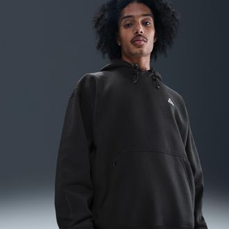 Nike Mens Nike ACG Tuff Fleece Pullover Hoodie in Black | DZ3392-011