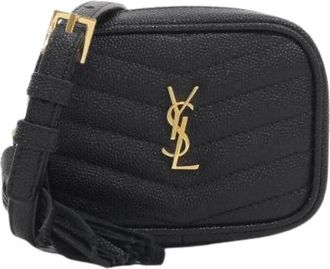 Saint Laurent Pre-owned Baby Lou Calf Shoulder Bag - Dames - Vintage Schoudertas - Zwart - ONE Size - Leer - Vintage
