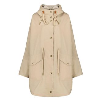 Moncler Parkas, female, Beige, Size: ONE SIZE Brunnera Long Parka