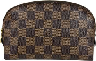 Louis Vuitton Damier Brown Damier Canvas Damier Canvas Pouch (Pre-Owned)