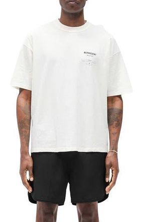 Represent Revere Manor Graphic T-Shirt in Aged White at Nordstrom Rack, Size Large
