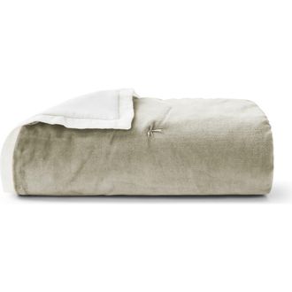 Christy Eltham Luxury Velvet Cotton Bedrunner in Sand at Nordstrom