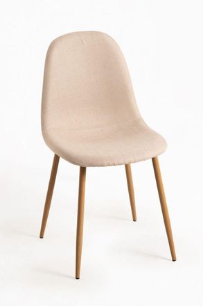 Regalos Miguel Packs Sillas Comedor - Pack 4 Sillas Teok Tela - Beige